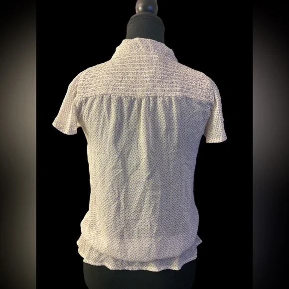 GAP Chic Tie-Front Blouse XS EUC - Picture 2 of 5